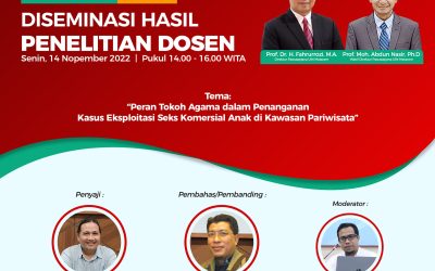 WEBINAR NASIONAL DISEMINASI HASIL PENELITIAN DOSEN PASCASARJANA UIN MATARAM 2022 – SERIES 05