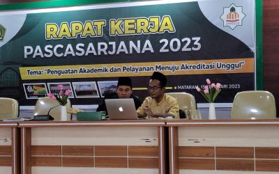 Rapat Kerja Pimpinan Pascasarjana UIN Mataram 2023: Penguatan Akademik dan Pelayanan Menuju Akreditasi Unggul