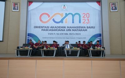 SEMARAK ORIENTASI AKADEMIK MAHASISWA (OAM) TAHUN 2023 PASCASARJANA UIN MATARAM DIIKUTI 340 MAHASISWA BARU