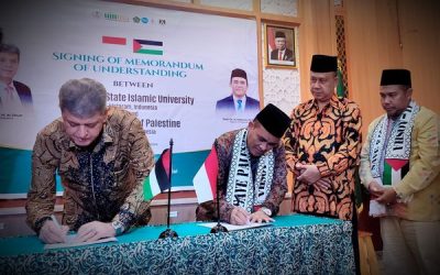 MoU UIN Mataram dengan Duta Besar Palestina di Kampus Peradaban UIN Mataram.