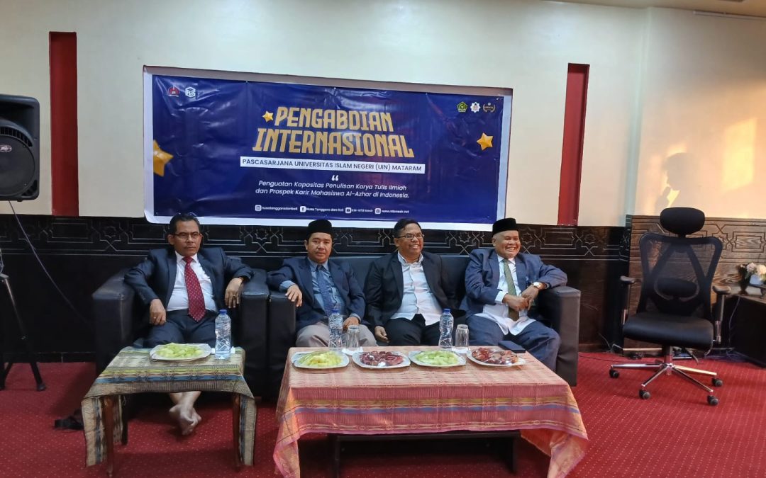 3 Guru Besar UIN Mataram Melakukan Pengabdian Internasional Di Kairo Mesir