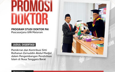 UJIAN PROMOSI DOKTORPASCASARJANA UIN MATARAM HILMI SOPIAN