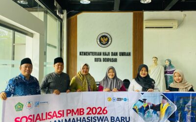 Pascasarjana UIN Mataram Menyampaikan Sosialisasi PMB 2026 di Kementrian Haji dan Umrah Kota Dempasar Bali